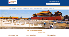 Desktop Screenshot of chinatours.com