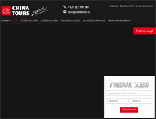 Tablet Screenshot of chinatours.cz